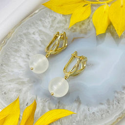 Серьги из Селенита