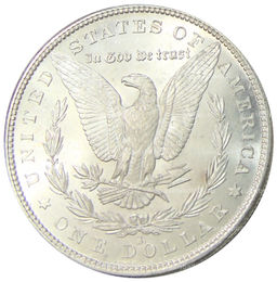 Монета 1 доллар 1880 года S США Доллар Моргана