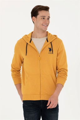 U. S. Polo Assn / Мужской горчичный свитшот - U.s. polo assn фото 7