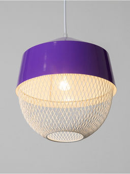 Светильник потолочный BayerLux Lea, 1×40 Вт, Е27, темно-фиолетовый, 26×26×32 см
