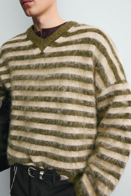 BRUSHED STRIPED JUMPER - Zara фото 5