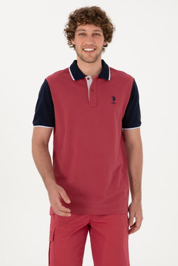 Erkek Regular Fit Polo Yaka Vi_ne Ti__rt Sepette S_rpriz _ndirim