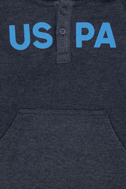 U. S. Polo Assn / Базовый свитшот темно-синего цвета для мальчика - U.s. polo assn фото 3
