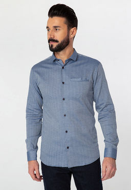Сорочка мужская длинный рукав GREG 223/131/1091/Z/1p  фото 8