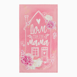 Полотенце «Этель. Дом», 40×73 см, 100% хлопок, саржа 190 г/м²