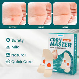 Пластырь для удаления стержневых мазолей на ногах 24 шт - Buro фото 2