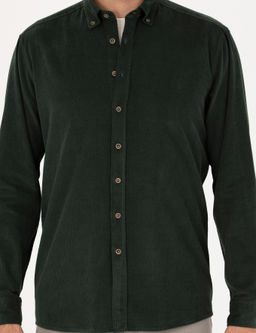 Haki Regular Fit Uzun Kollu G_mlek