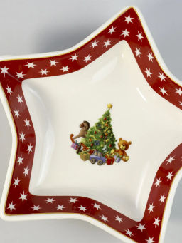 Блюдо 14см НОВОГОДНИЙ в под.уп. Фарфор арт.105-137 - Lenardi фото 6