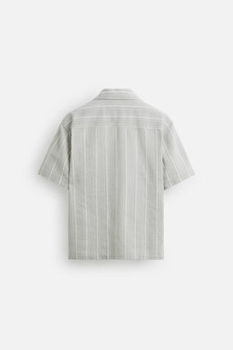 STRIPED TEXTURED SHIRT - Zara фото 8