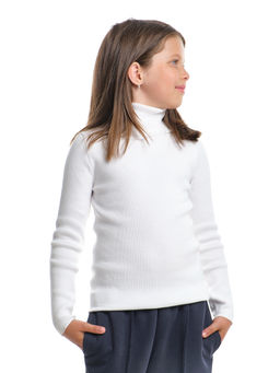 Джемпер (водолазка) лапша 33-12246 темно серый - Mini maxi фото 15