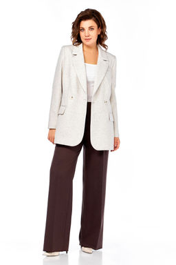 Костюм Olga Style С952 серый,коричневый