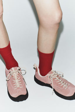 MICRO-RIBBED COTTON SOCKS - Zara фото 8