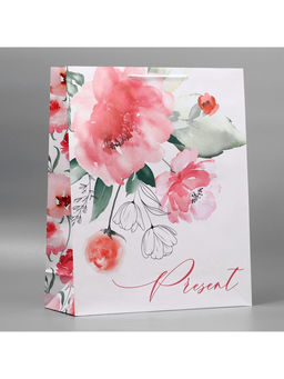 Пакет подарочный ламинированный, упаковка, Present, 40?49?15 см