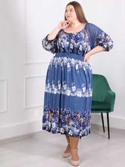 Платье женское повседневное длинное - Almond фото 3