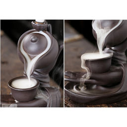 Подставка для благовоний TAKE IT EASY «Чайная церемония», стелющийся дым, 16×14×9 см