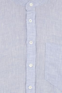 Мужская голубая рубашка с длинным рукавом - U.s. polo assn фото 6