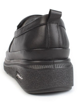 03-5319 BLACK Полуботинки женские (натуральная кожа)