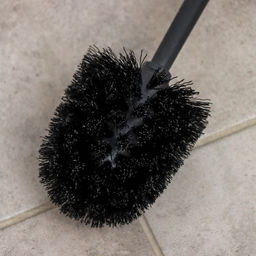 Ёршик для унитаза «Бамбук», d=9.2 см, h=37.2 см, с подставкой, белый