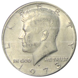 1/2 доллара (50 центов) 1973 года D США