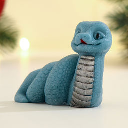 Фигурное мыло Змейка Льдинка синее, 50г - Мыльные штучки фото 2