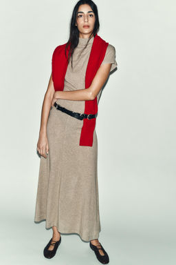 MAXI HIGH NECK DRESS