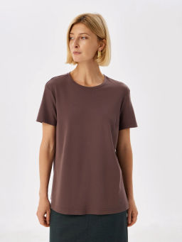 Футболка женская кор.рукав KATHARINA KROSS KK-TK-006VI-1972-4-коричневый