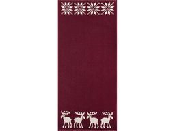 Полотенце махровое 6с102.411ж1 Расписные и олени(кр.дерево1) 67х150см
