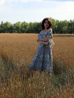 20-26 НАТАЛИ L2013-510.С3 Сарафан - Almond фото 12