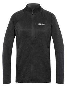Флисовая куртка Jack Wolfskin TAIGA FZ W, черная