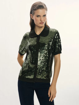 Кардиган с пайетками из вискозы / Zarina