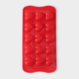 Форма для конфет и шоколада Доляна Сердечки, силикон, 20.5?10 см, 15 ячеек (3?2.6 см), МИКС  фото 2