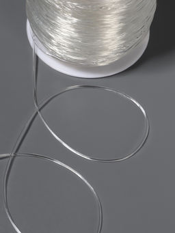 Нить для плетения, эластичная, 1001 м, d=1 мм, прозрачная