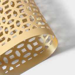 Цена за 12 шт. Салфетка сервировочная на стол Грани, 4530 см, цвет золотой - Simaland фото 3