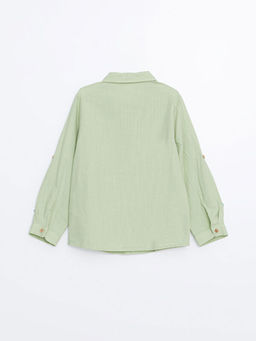 Uzun Kollu Basic Erkek Bebek G?mlek - Waikiki фото 3