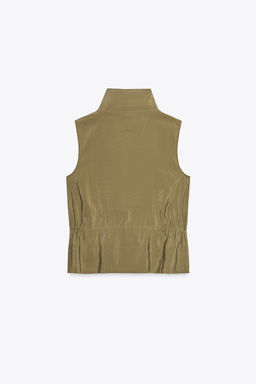 ADJUSTABLE FLOWING GILET - Zara фото 3