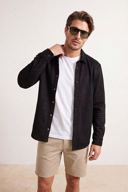Siyah Slim Fit S_et K__l_k G_mlek TMNAW25GO00040