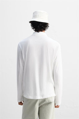 LIGHTWEIGHT COTTON POLO SHIRT - Zara фото 4