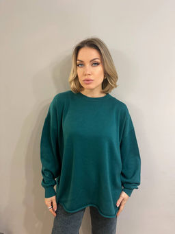 K13113 Джемпер (вязаный трикотаж) БИРЮЗОВЫЙ