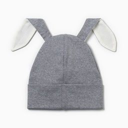 Шапка детская Bunny, серая, размер 46-50
