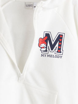 Kap??onlu My Melody Bask?l? K?z ?ocuk Sweatshirt