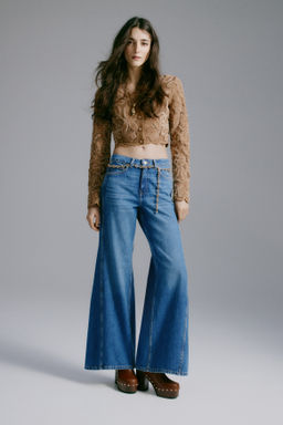 Flared High Waist Jeans - H&m фото 7