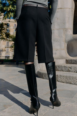 LONG BERMUDA SHORTS WITH BELT - Zara фото 11