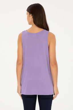 U. S. Polo Assn / Женская сиреневая футболка - U.s. polo assn фото 5