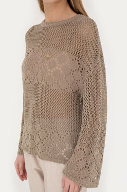 Женский легкий свитер цвета хаки - U.s. polo assn фото 13