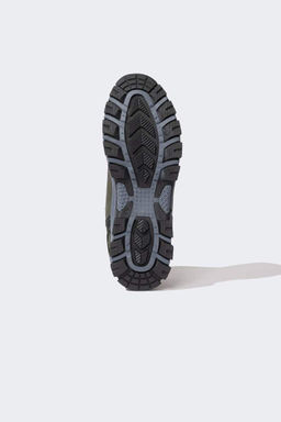 Мужские ботинки из искусственной кожи на высокой подошве со шнуровкой - Defacto фото 5