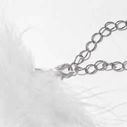 Чокер Легкость с бусинами, цвет белый, металл серебро, 48 см - Queen fair фото 2