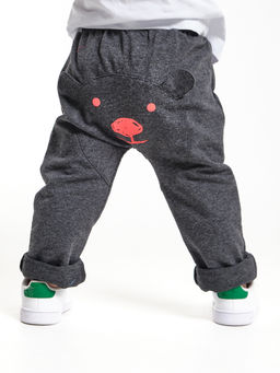 Брюки для девочки UD 4006 черный меланж - Mini maxi фото 3