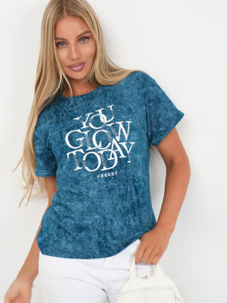 Футболка варенка Хлопок 100% Лиона индиго - Ивассорти фото 30