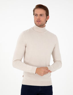 Ta_ Slim Fit Bal_k__ Yaka Basic Triko Kazak - Pierre cardin фото 3