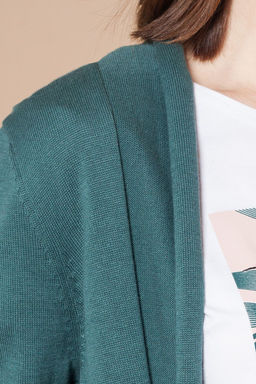 Кардиган тонкой вязки из хлопка с вискозой